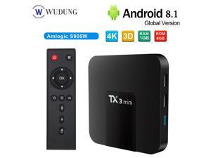 Top Box TX3 MiNi Android 81 Smart TV Box 2GB 16GB Amlogic S905W Quad Core DDR3 H265 4K HD WiFi 1GB 8GB Top Box PK TX9S
