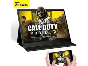13.3 Inch 10 Point TouchScreen Portable Monitor 60Hz 16:9 Type C 1080P FHD Display Play Mobile Call Of Duty In Big Screen