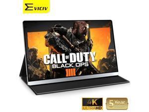 15.6 Inch 4K Monitor for Xbox One X S Call of Duty 4 UHD Portable Display Type C Mini Laptop Second Screen PS4 Pro