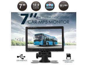 Car Monitor Video Player 7 inch TFT LCD Screen for Reverse Rear View Camera DVD Car Vehicle Accessaries Supplies Parts