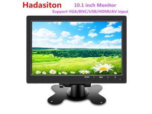 10.1" HD 1024*600 LCD monitor Car monitor MP5 player Home security monitor PC/TV Display Support VGA/BNC/USB/HDMI/AV input