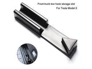For Tesla Model X Tow Hook Towing Eye Fixed frame Front trunk tow hook storage slot For Tesla Model X Tow Hook Towing Eye Fixed frame Front trunk tow hook storage slot