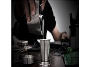 Collapsible Stainless Steel Shot Glass Key Ring multifunction drink cup car accessories car-styling Collapsible Stainless Steel Shot Glass Key Ring multifunction drink cup car accessories car-styling