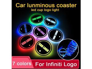 2PCS Led Car Cup Holder Coaster For Infiniti logo Light For q50 fx35 g35 qx70 fx q30 qx30 ex35 q70 qx80 Accessories 2PCS Led Car Cup Holder Coaster For Infiniti logo Light For q50 fx35 g35 qx70 fx q30 qx30 ex35 q70 qx80 Accessories