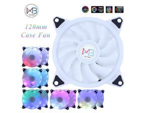 120mm Case Fan Cooler PC Air Cooling Fans Adjustable PWM 6PIN RGB Speed Color Radiator 12V Mute Computer Ventilador