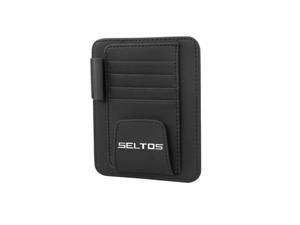 For Kia Seltos Pu Leather Car Sun Visor Organizer Tool Card Storage Pen Storage Glasses Holder For Kia Seltos Pu Leather Car Sun Visor Organizer Tool Card Storage Pen Storage Glasses Holder