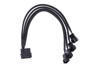 Molex 4 Pin To 4 x 3/4-pin 5v12v Usb Sleeved Dual Fan Power Adapter Cable 30cm 4 PIN Power Cables Connectors Fan Splitter 2021 Molex 4 Pin To 4 x 3/4-pin 5v12v Usb Sleeved Dual Fan Power Adapter Cable 30cm 4 PIN Power Cables Connectors Fan Splitter 2021