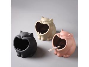 yawning cat ceramic ashtray Cute big mouth cat decorative ashtrays yawning cat ceramic ashtray Cute big mouth cat decorative ashtrays