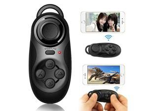1PC New Mini Black Wireless Bluetooth with USB Cable Game Pad Remote Controller for IOS Android Phone Tablet PC Gamepads