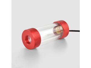 aluminum acrylic water cooling filter G1/4 inner thread liquid filter for PC hard tube water cooling system
