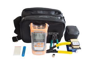 9pcs/set FTTH Fiber Optic Tool Kit with Fiber Cleaver Wire Stripper All in One Optical Power Meter Visual Fault Locator 5km 9pcs/set FTTH Fiber Optic Tool Kit with Fiber Cleaver Wire Stripper All in One Optical Power Meter Visual Fault Locator 5km
