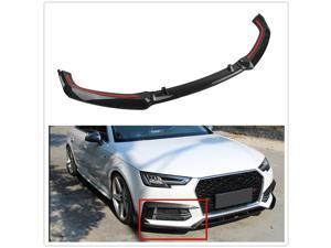Fiber Look Front Bumper Spoiler Splitter For Audi A4 B9 S4 Sedan 20172018 2019 Fiber Look Front Bumper Spoiler Splitter For Audi A4 B9 S4 Sedan 20172018 2019