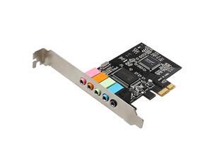 Sound card 5.1channels CMI8738 Chipset Audio Digital PCI Express Sound Card low profile bracket