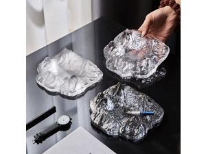 glass Crystal Ashtray Home Creative Mountain Model Portable Ashtray Living Room Desktop Decoration smoking accessories glass Crystal Ashtray Home Creative Mountain Model Portable Ashtray Living Room Desktop Decoration smoking accessories