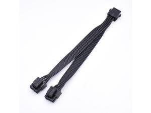 ATX 12V CPU 8 Pin Female to Dual 8(4+4) Pin Male for Motherboard CPU Power Adapter Y-Splitter 8 Pin Extension Cable ATX 12V CPU 8 Pin Female to Dual 8(4+4) Pin Male for Motherboard CPU Power Adapter Y-Splitter 8 Pin Extension Cable