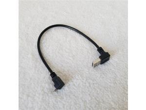 90 Degree Up Angle USB A to Down Angle Micro B USB Adapter Cable Male Data Extension Power Wire Black 90 Degree Up Angle USB A to Down Angle Micro B USB Adapter Cable Male Data Extension Power Wire Black
