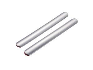 2pcs ABS Silver Chrome Anti-collision Strip Protector Guard for Car Wing Mirrors and Bumper Corner Decorative Styling Trim 2pcs ABS Silver Chrome Anti-collision Strip Protector Guard for Car Wing Mirrors and Bumper Corner Decorative Styling Trim