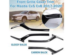 Car Grille Trim Strip For Mazda Cx-5 Cx8 2017-2020 Front Bumper Racing Grills Cover Trim Accessories Glossy Black /Carbon Car Grille Trim Strip For Mazda Cx-5 Cx8 2017-2020 Front Bumper Racing Grills Cover Trim Accessories Glossy Black /Carbon