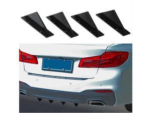4X Carbon Fiber Style Car Rear Bumper Diffuser Fin Spoiler Lip Wing Splitter Kit Auto Rear Bumper Spoiler With Screw 15*3*5cm 4X Carbon Fiber Style Car Rear Bumper Diffuser Fin Spoiler Lip Wing Splitter Kit Auto Rear Bumper Spoiler With Screw 15*3*5cm