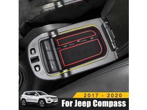 Central Armrest Box Storage Stowing Tidying Container Organizer Glove Tray Holder For Jeep Compass 2017 2018 2019 2020 Central Armrest Box Storage Stowing Tidying Container Organizer Glove Tray Holder For Jeep Compass 2017 2018 2019 2020