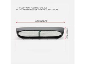 For 14-18 Mazda 3 MPS 3Dr 5Dr Hatch ZR Style FRP Fiber Glass Large Hood Scoop Fiberglass Bonnet Cover Air Intake Duct Grill Kit For 14-18 Mazda 3 MPS 3Dr 5Dr Hatch ZR Style FRP Fiber Glass Large Hood Scoop Fiberglass Bonnet Cover Air Intake Duct Grill Kit
