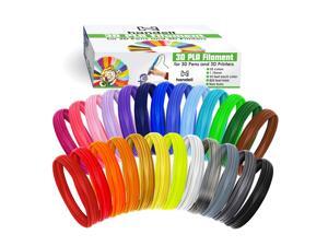 3d Pen Filament Refills - PLA filament 1.75mm | 25 Colors, 20 Solid Colors + 5 Fluorescent / Transparent, 33ft Each, 825 Feet Total 3d Pen Filament Refills - PLA filament 1.75mm | 25 Colors, 20 Solid Colors + 5 Fluorescent / Transparent, 33ft Each, 825 Feet Total