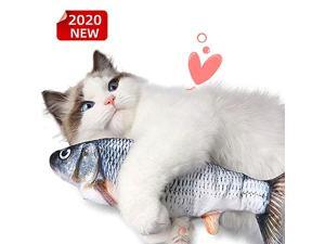 Fish Cat Toy, Electric Moving Fish, Flopping Fish Cat Toy ,Realistic Plush Rocking And Bouncing Fish , Lifelike Interactive Fish Toys, Organically-grown Catnip Toy,A Source of Fun for Children.Grey Fish Cat Toy, Electric Moving Fish, Flopping Fish Cat Toy ,Realistic Plush Rocking And Bouncing Fish , Lifelike Interactive Fish Toys, Organically-grown Catnip Toy,A Source of Fun for Children.Grey