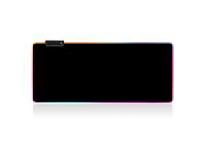 RGB Gaming Mouse Pad-7 Single Colors and 3 Lighting Effects, Durable Seam, High Precision Positioning of the Mouse, Waterproof Rubber High-performance Mouse Pad(31.4×11.8×0.12 Inches) RGB Gaming Mouse Pad-7 Single Colors and 3 Lighting Effects, Durable Seam, High Precision Positioning of the Mouse, Waterproof Rubber High-performance Mouse Pad(31.4×11.8×0.12 Inches)