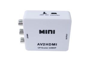 AV to HDMI Converter, EULAN 1080P Mini RCA Composite CVBS Video Audio Converter Adapter Supporting PAL/NTSC for TV/PC/ PS3/ STB/Xbox VHS/VCR/Blue-Ray DVD Players AV to HDMI Converter, EULAN 1080P Mini RCA Composite CVBS Video Audio Converter Adapter Supporting PAL/NTSC for TV/PC/ PS3/ STB/Xbox VHS/VCR/Blue-Ray DVD Players