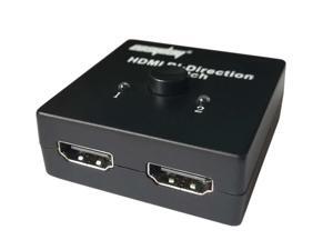 EULAN HDMI Switch 1080p 3D 4K Bidirectional HDMI Splitter 1 In 2 Out /2 In 1 Out Manual HDMI Switcher for Xbox, PS4, PS3, Roku, Blu-Ray player, DVD, HDTV EULAN HDMI Switch 1080p 3D 4K Bidirectional HDMI Splitter 1 In 2 Out /2 In 1 Out Manual HDMI Switcher for Xbox, PS4, PS3, Roku, Blu-Ray player, DVD, HDTV