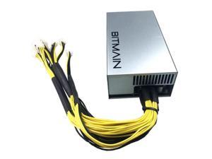 1800W APW7 PC Power Supply 1800W APW7 ETH Mining Power Supply 100-264V for Antminer Bitcoin Mining S7/S9/D3/L3 Bitmain PSU Apw3 awp7 10*6pin