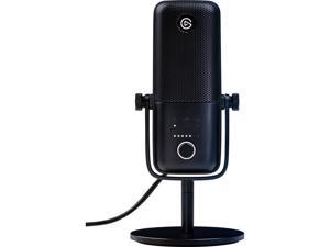 Elgato Wave:3 - USB Condenser Microphone and Digital Mixer for Streaming, Recording, Podcasting - Clipguard, Capacitive Mute, Plug & Play for PC / Mac