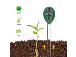3 in 1 Soil Tester Kits Garden Plant Flower Soil Hygrometer Water PH Tester Moisture Light Meter Testing Tools (No Battery Needed)