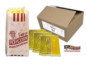 6 oz HTD Authentic Theater Popcorn Portion Packs - 36 Pack 6 oz HTD Authentic Theater Popcorn Portion Packs - 36 Pack