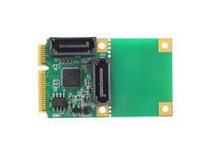 Lejiahong Mini Pcie to SATA 3.0 Extender 6Gpbs Supports 2-Port Hot-Swappable System Disk Lejiahong Mini Pcie to SATA 3.0 Extender 6Gpbs Supports 2-Port Hot-Swappable System Disk