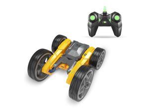 RC Stunt Cars for Kids, 360° Spins & Flips 180° Swing Rotating Car, Double Sided Rotating Tumbling 3D Deformation Dance Car