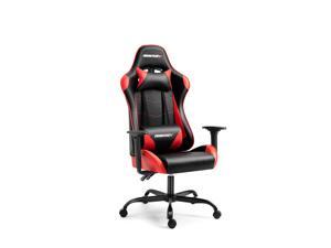 AMINITURE Gaming Chair Racing Style High Back Office Chair Seat Computer Game Chair Height Adjustment Swivel Recliner with Headrest and Lumbar Support AMINITURE Gaming Chair Racing Style High Back Office Chair Seat Computer Game Chair Height Adjustment Swivel Recliner with Headrest and Lumbar Support