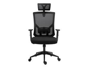 Ergonomic Office Chair, AMINITURE High Back Mesh Task Chair with Adjustable Headrest and Lumbar Support, Swivel Home office Desk Chair, Height and Armrest Adjustable Computer Chair for Work