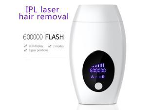 600000 flash professional permanent Laser Depilator LCD laser hair removal Photoepilator women painless hair remover machine(white)