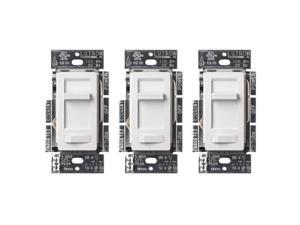 Lutron Electronics 3 Pack Dimmers LECL-153P-WH-3-C White Lumea CL Dimmers Switch, Best dimming performance for LED Bulbs Lutron Electronics 3 Pack Dimmers LECL-153P-WH-3-C White Lumea CL Dimmers Switch, Best dimming performance for LED Bulbs