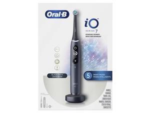 Oral-B iO Series 7 Electric Toothbrush with 2 Replacement Brush Heads, Black Onyx