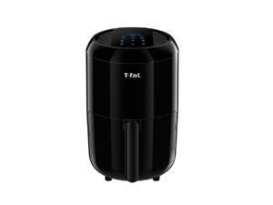 T-Fal EY301850 Easy Fry Air Fryer 6-in-1 Compact Digital 1.6L Air Fryer, Black (Refub)