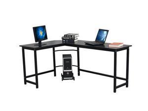 HILINSTON L-Shaped Desk Corner Computer Gaming Laptop Table PC Table Study Desk Workstation Home Office,Black,GT07 HILINSTON L-Shaped Desk Corner Computer Gaming Laptop Table PC Table Study Desk Workstation Home Office,Black,GT07