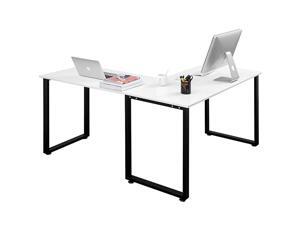 L-Shaped Desk Corner Computer Game Desk PC Laptop Desk Study Desk With CPU Storage Modern Desk With Large Workstation Gaming Desk Home Office Desk,White,GT70 L-Shaped Desk Corner Computer Game Desk PC Laptop Desk Study Desk With CPU Storage Modern Desk With Large Workstation Gaming Desk Home Office Desk,White,GT70