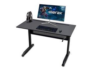 Gaming Desk Home Office Desk Adjustable Height 28.7" to 44.5" Standing Desk with Crank Handle Manual Lifting Table Sturdy Legs With Foot Pads,Black,GT78 Gaming Desk Home Office Desk Adjustable Height 28.7" to 44.5" Standing Desk with Crank Handle Manual Lifting Table Sturdy Legs With Foot Pads,Black,GT78