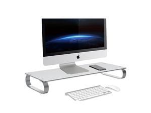 Monitor Stand Riser, Aluminium Alloy Foldable Computer Monitor Riser, Computer Stand for Computer, Desktop, Laptop, Save Space,Silvery,CS05 Monitor Stand Riser, Aluminium Alloy Foldable Computer Monitor Riser, Computer Stand for Computer, Desktop, Laptop, Save Space,Silvery,CS05