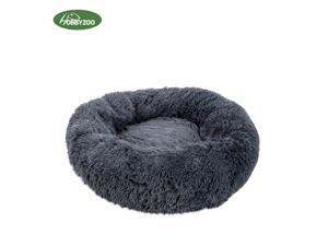 Pet Dog Cat Calming Bed Sleep Donut Dog Bed & Cat Bed, Original Premium Quality Plush Nest Snuggler Warm Soft Plush Round,Navy,DS08 Pet Dog Cat Calming Bed Sleep Donut Dog Bed & Cat Bed, Original Premium Quality Plush Nest Snuggler Warm Soft Plush Round,Navy,DS08