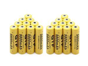 Lithium Ion Rechargeable Battery Cell for Lithium Ion 18650 Battery 3.7V 9800Mah Rechargeable Battery for Led Flashlight Emergency Lighting Portable Devices Tools, 20 Pcs, AB14 Lithium Ion Rechargeable Battery Cell for Lithium Ion 18650 Battery 3.7V 9800Mah Rechargeable Battery for Led Flashlight Emergency Lighting Portable Devices Tools, 20 Pcs, AB14