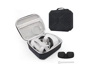 Hard Travel Case for Oculus Quest 2, Smaller and Portable Fashion Travel Case for Oculus Quest 2, Storing VR Gaming Headset and Touch Controllers Accessories Carrying Bag ,Black, VR02 Hard Travel Case for Oculus Quest 2, Smaller and Portable Fashion Travel Case for Oculus Quest 2, Storing VR Gaming Headset and Touch Controllers Accessories Carrying Bag ,Black, VR02