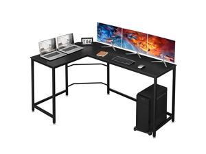 Computer Desk, Modern L Shaped Computer Desk Corner Computer Desk Home Office Study Workstation Wood, Metal and Wood Rustic Corner Desk, Steel PC Laptop Gaming Table for Home Office Study, Black Computer Desk, Modern L Shaped Computer Desk Corner Computer Desk Home Office Study Workstation Wood, Metal and Wood Rustic Corner Desk, Steel PC Laptop Gaming Table for Home Office Study, Black